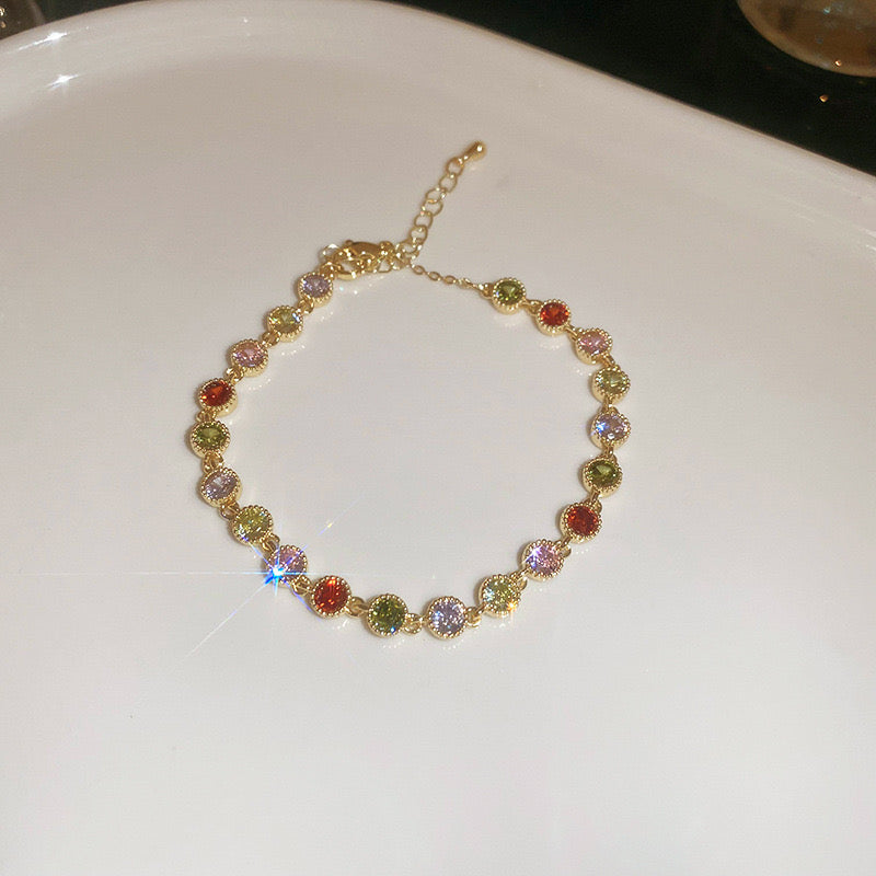 Sunset Drops – Color Jewel Bracelet