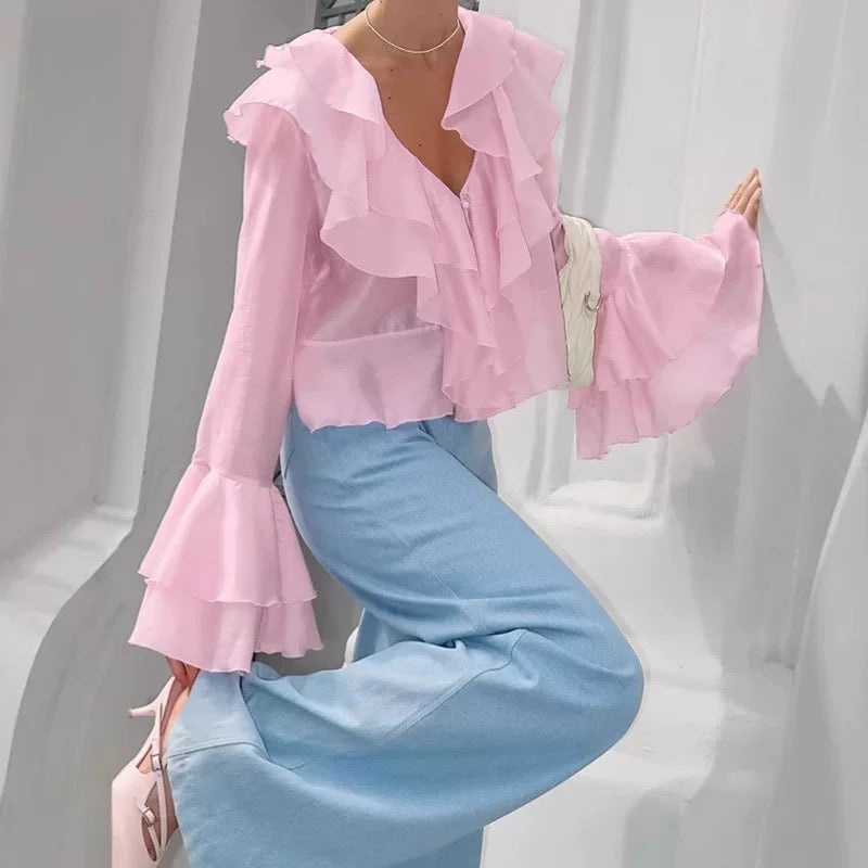 Sophie - Rüschenbluse