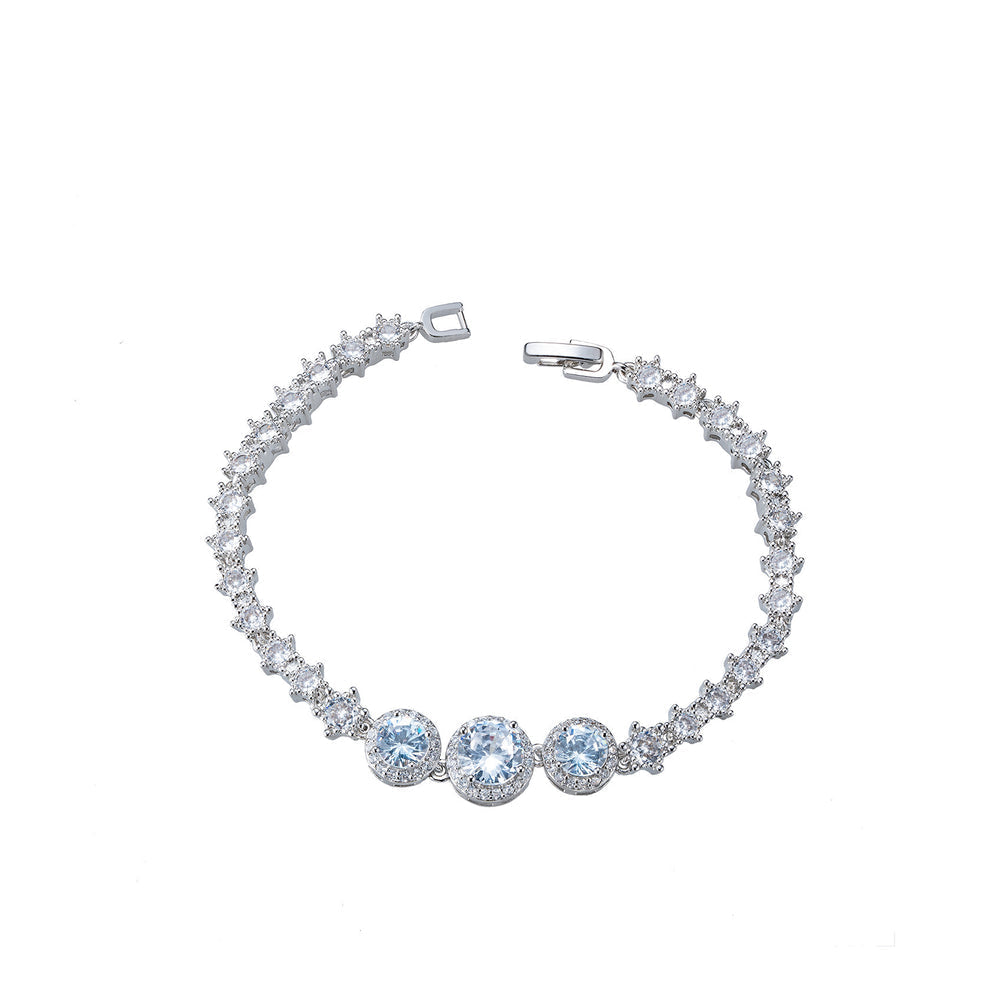 Diamond Bracelet - Silber