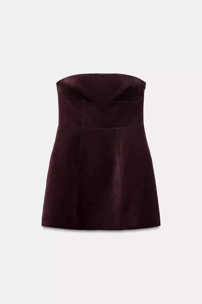 Elegantes Tiefrotes Dress