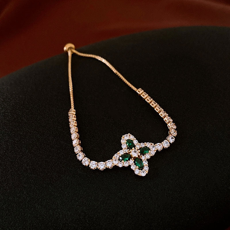 Emerald Bloom – Lucky Luxe Bracelet