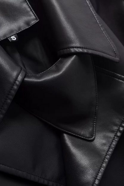 YUNG - KUNSTLEDERJACKE