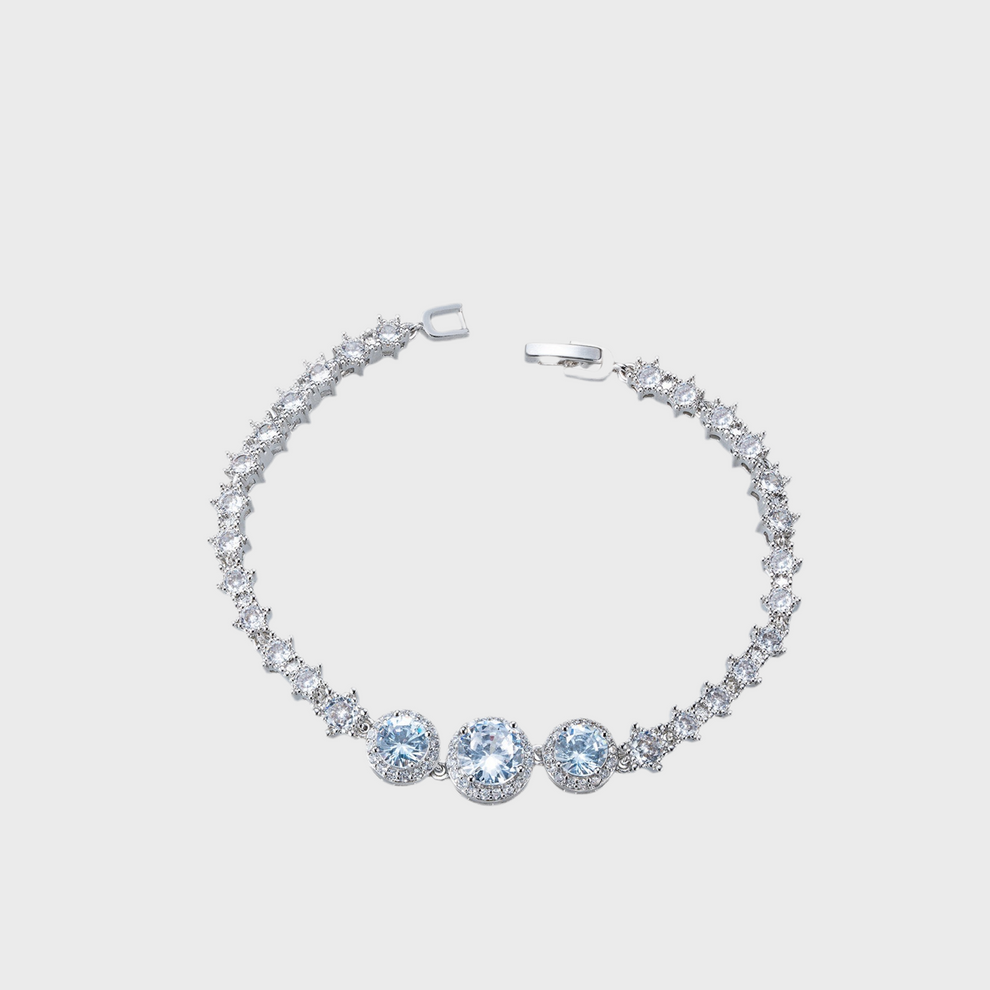 Diamond Bracelet - Silber
