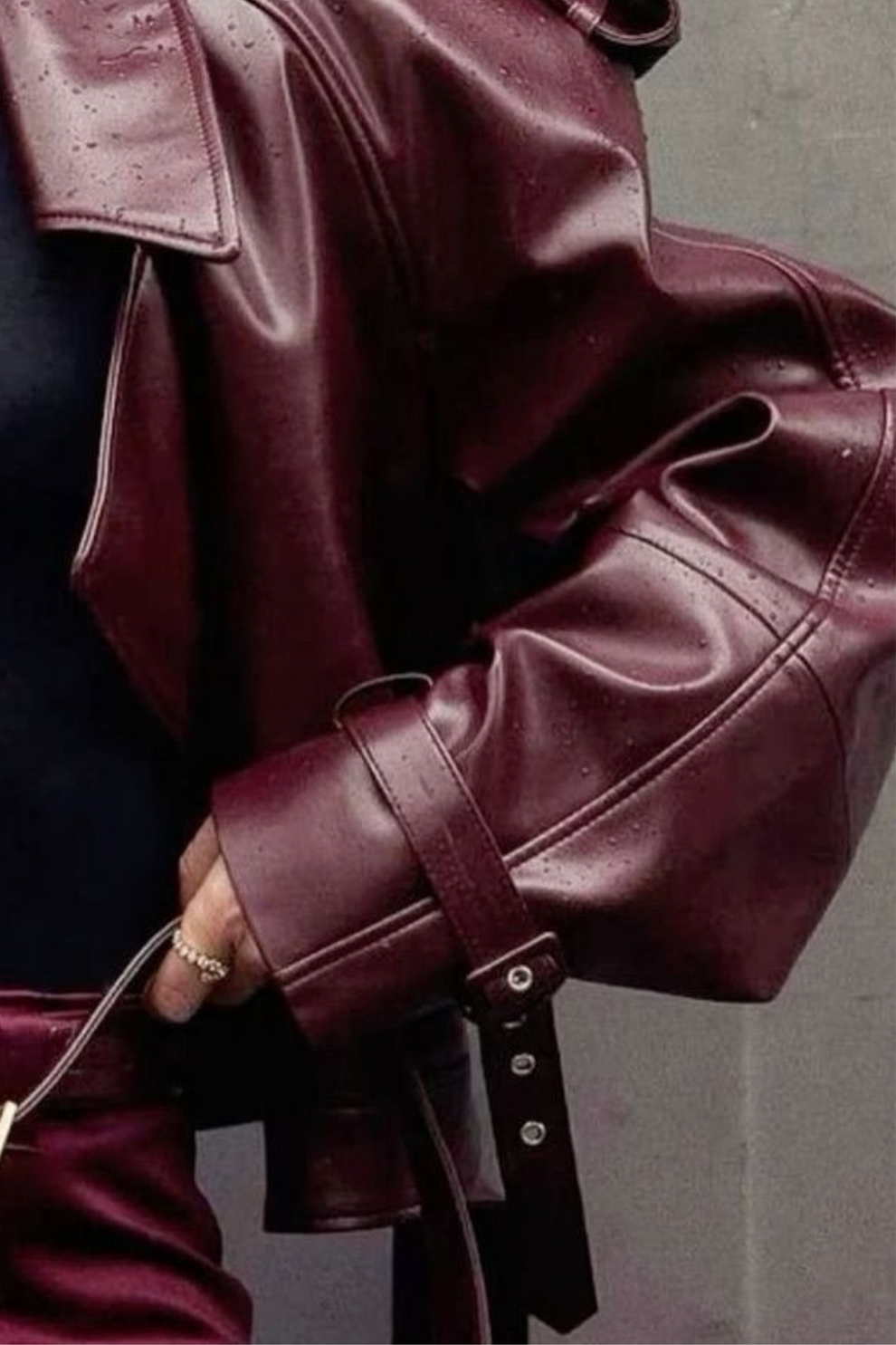 YUNG - KUNSTLEDERJACKE