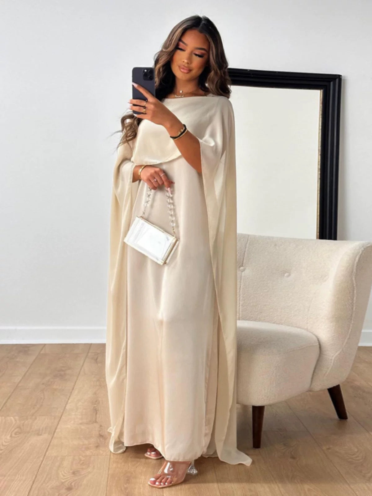 Fleur de Soie Abaya Dress