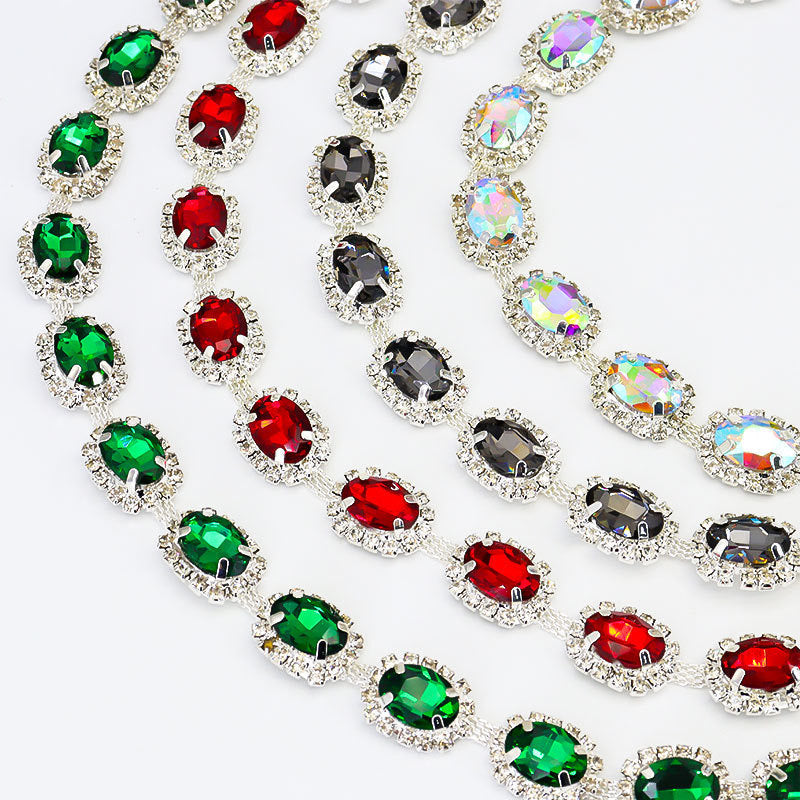 EDELSTEINTROPFEN-Halskette