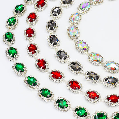 EDELSTEINTROPFEN-Halskette