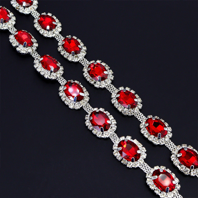 EDELSTEINTROPFEN-Halskette