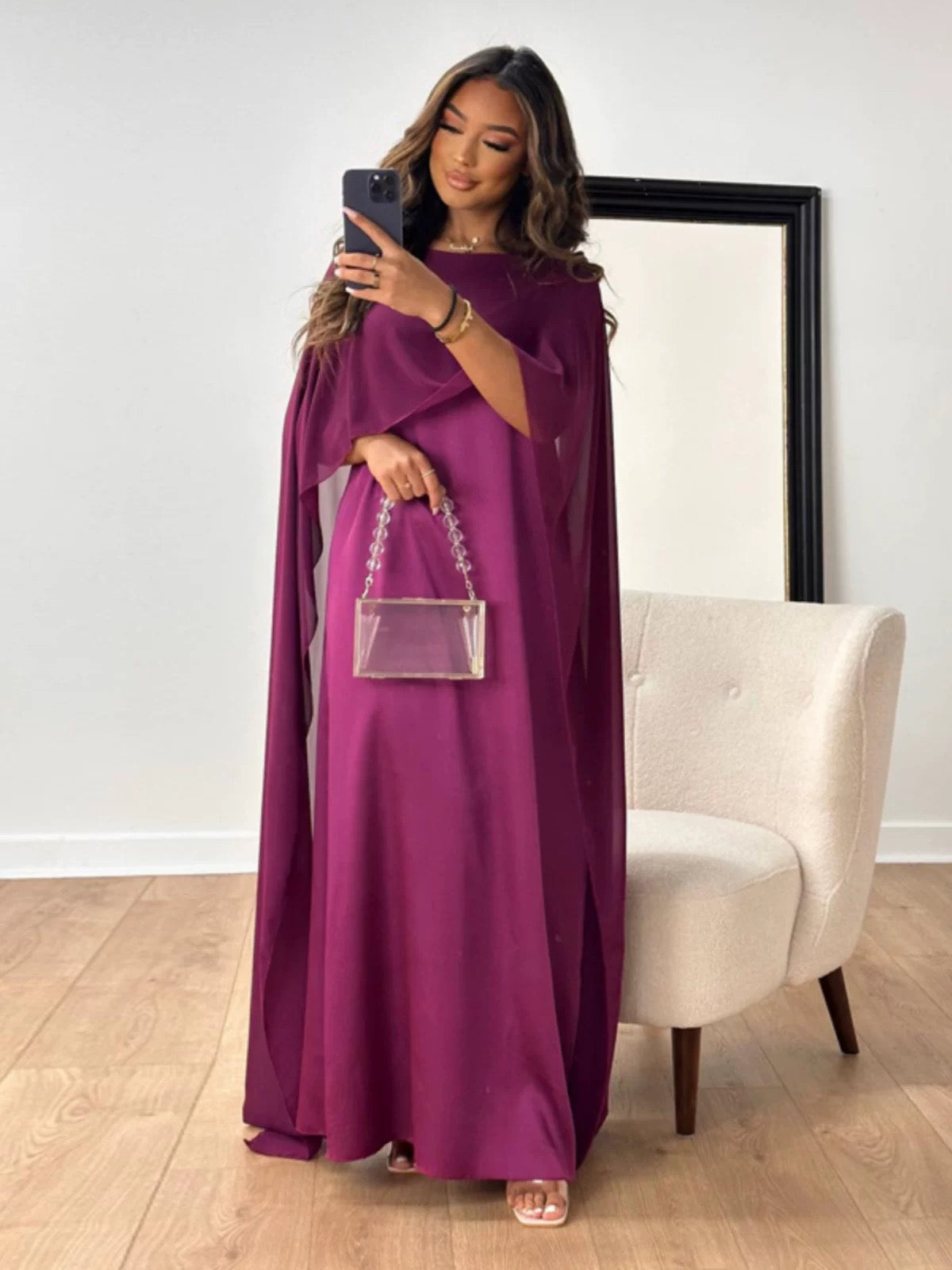 Fleur de Soie Abaya Dress