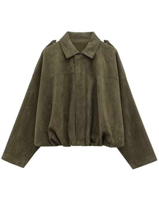 VIRALE WILDLEDER JACKE