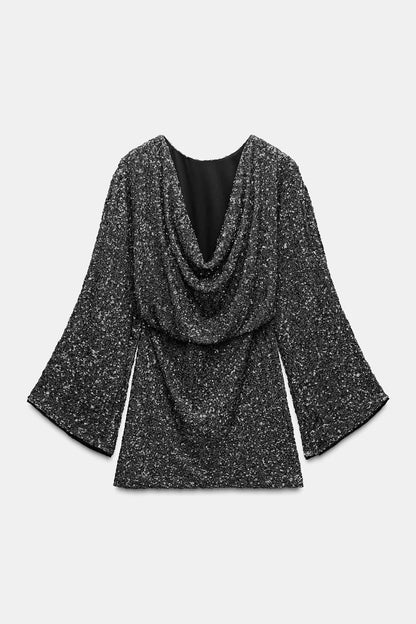 Funkelndes Eleganz Party-Top