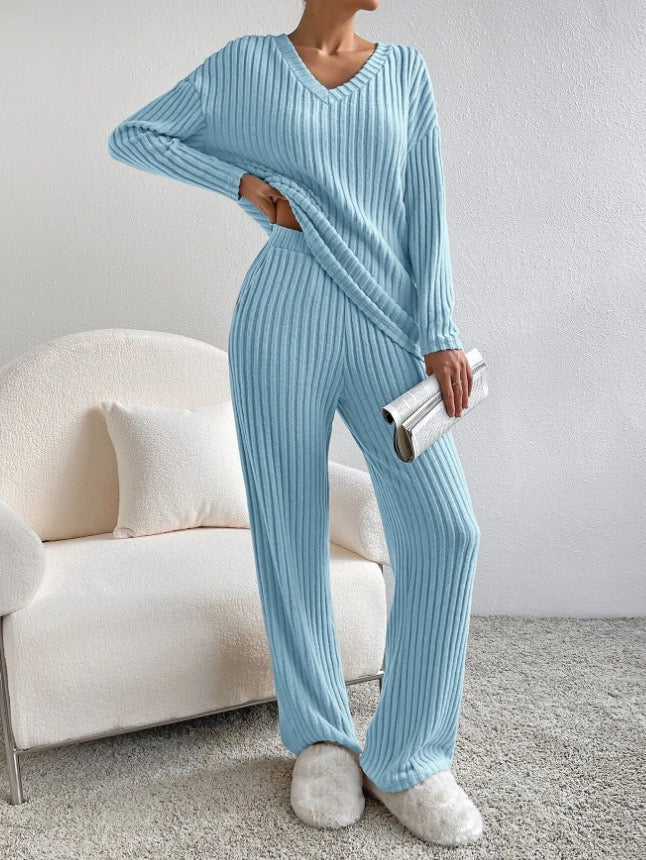 Cozy Chic Rippdstrick-Set