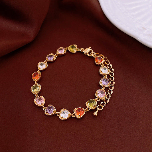 Sunset Spark Drops Bracelet