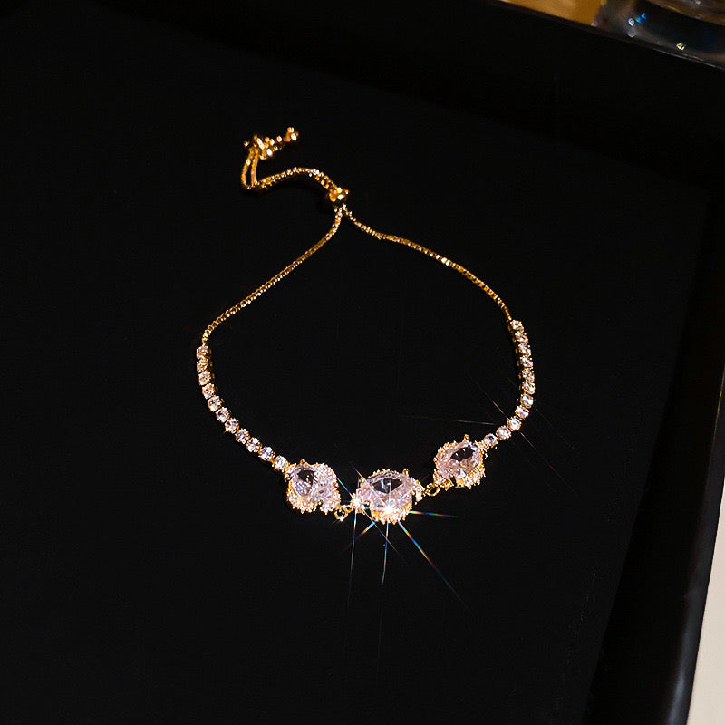 Snow Crystal Charm Bracelet