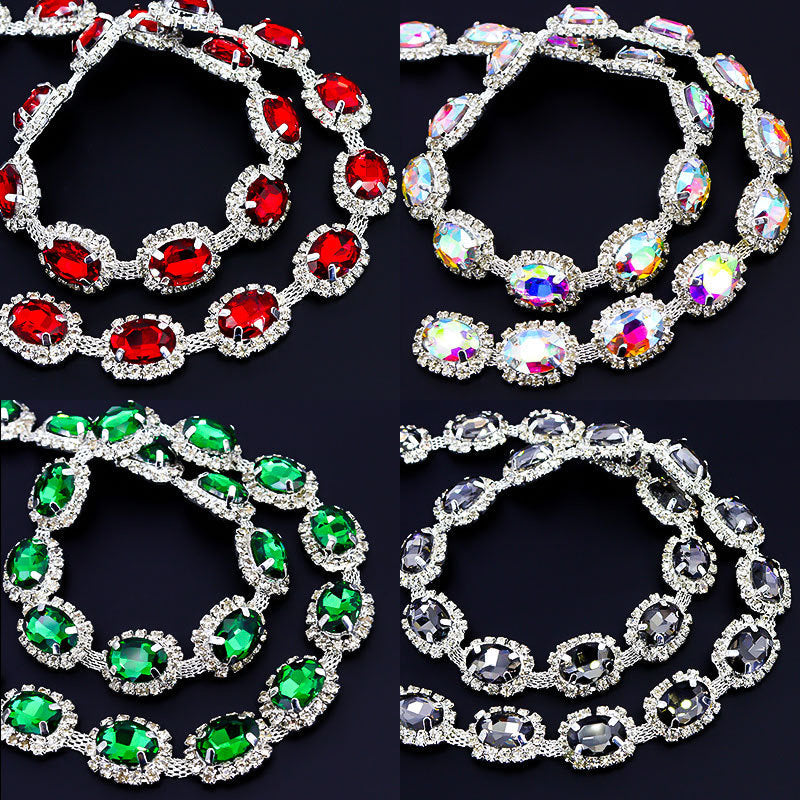 EDELSTEINTROPFEN-Halskette