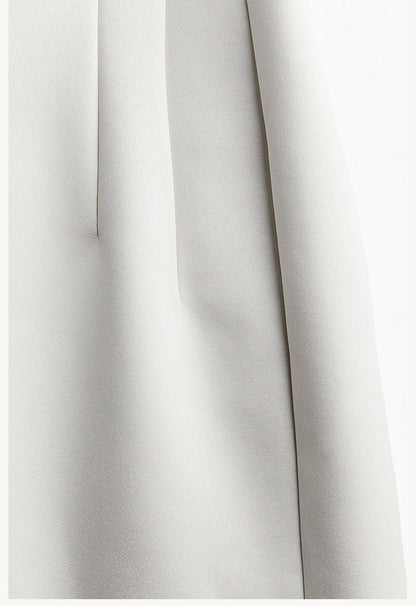 Eleganter Kristallweiß Dress