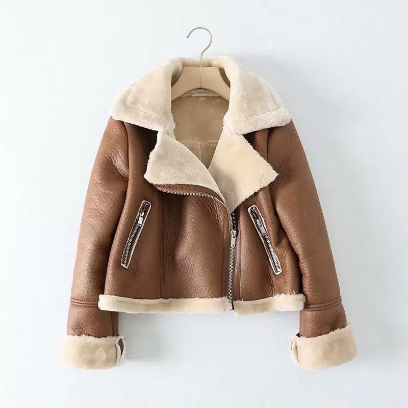 Winter Lederjacke