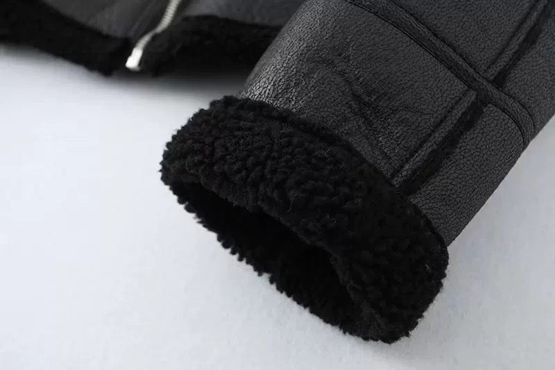 Winter Lederjacke