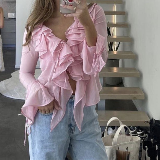 Sophie - Rüschenbluse