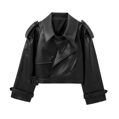 Viral Bordeaux Biker Jacket